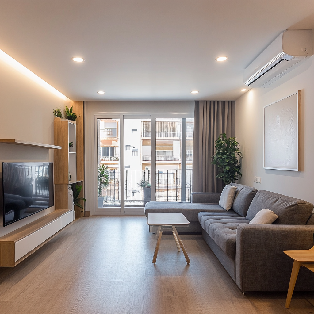 Salón en piso del centro de Málaga